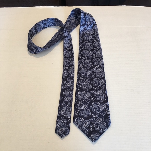 MICHAEL by Michael Kors Indigo Blue Paisley Tie - Picture 1 of 6